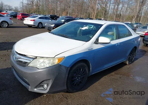 2012 Toyota Camry Hybrid Le z USA, uszkodzony, nr VIN 4T1BD1FK7CU010917